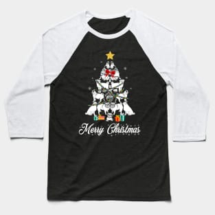 pug tree christmas Baseball T-Shirt